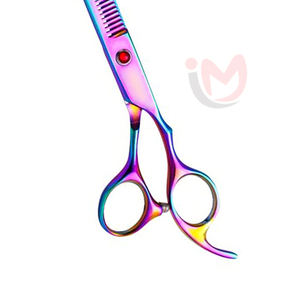 Tijeras de Entresacar Profesionales para Peluquería Canina, Acero Inoxidable, para Diestros, Mango Largo, 30 Dientes, para Perros y Gatos, Herramienta de Salón - Product Image 3