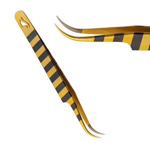 Pince à épiler professionnelle de haute qualité Stahlmann Pro avec logo personnalisé, en acier inoxydable, lisse et dentelée, durable, prise en main parfaite - Product Image 4