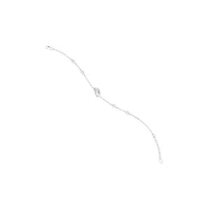 Bracelet à maillons REYES élégant en or blanc 14 carats avec diamants de laboratoire certifiés IGI, bijoux de luxe pour femmes, à porter lors de fêtes et occasions spéciales - Product Image 3