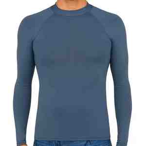 Camiseta de Compresión Clásica para Hombre, Transpirable, de Secado Rápido, Elástica, para Fitness, Ejercicio, Running, Manga Larga, Protección UV - Product Image 1