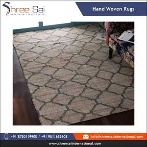 Alfombra de yute Reversible ligera hecha a mano, alfombra Dhurrie de tejido plano, respetuosa con el medio ambiente, lavable, para verano, salas de estar, balcón, uso en el suelo - Product Image 5