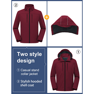 Veste Softshell Camouflage Unisexe en Gros – Chaude, Respirante, Imperméable, Coupe-Vent, Durable pour l'Extérieur et l'Hiver – Idéale pour la Randonnée - Product Image 4