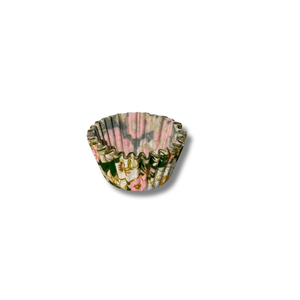 Rico's Green Floral Pattern Glassine Square Non-Stick Heat Resistant Food Grade 1000-Piece Baking Cupcake Wrapper Cake <b>Tool</b> - Product Image 5