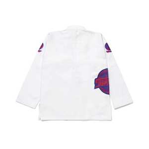 Kimono de BJJ Spartanol, Blanco, de Algodón, Unisex, Corte Regular para Adultos, Logotipo Impreso en la Manga Izquierda, Ropa Duradera para Artes Marciales - Product Image 2
