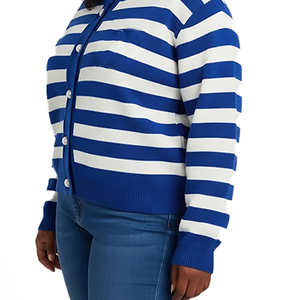 Custom Front Logo ZPB Women's Sorority Gift <b>Cardigan</b> <b>Sweater</b> Casual Print Knitted Long Sleeve Button <b>Sweater</b> Wholesale OEM ODM - Product Image 6