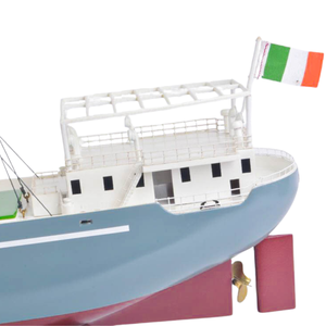 Bateau Maquette en Cèdre de Pin Irlandais de Haute Qualité 75cm, Peint à la Main, Décoration Nautique de Luxe pour la Maison, le Bureau, Cadeau, Artisanat - Product Image 5