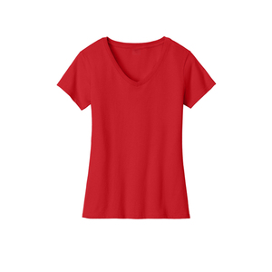 Camiseta de Cuello en V para Mujer de Primera Calidad, Tela de Algodón Suave, Corte Ajustado, Manga Corta, Informal, Fabricante y Proveedor de Impresión Personalizada - Product Image 5