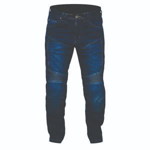 Pantalones de Motocicleta para Hombre, Resistentes al Viento, Tallas Grandes, Transpirables, Elásticos, de Mezclilla/Malla/Con Protección, para Conducir en Todas las Estaciones - Product Image 3