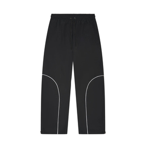 ชุดวิ่งผู้ชายแบบกำหนดเอง เสื้อแจ็คเก็ตกันลมแบบมีซิปสะท้อนแสง ชุดกีฬา โพลีเอสเตอร์ ไนลอน เสื้อแจ็คเก็ตวิ่งและกางเกงขาสั้น - Product Image 6