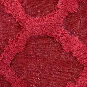 <b>Red</b> <b>Wool</b> Raised Moroccan Trellis Lattice Rug Eco-Friendly Non-Slip Modern Design for Bedroom Living Room Hotel Bathroom - Product Image 4