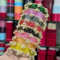 Fabricants professionnels de bracelets décoratifs en verre kashmiri pour femmes, fabriqués en usine, bracelets goutte de pluie pour femmes, Churiyan par Star Impex