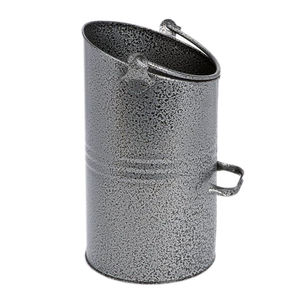 Cubo para carbón de metal con acabado dorado antiguo y asa, para el hogar, jardín y exteriores, accesorio para chimenea - Product Image 4