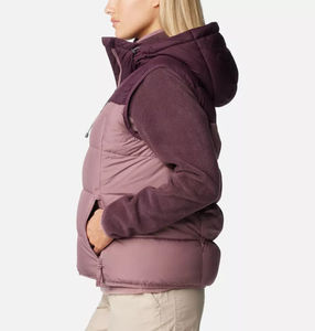 Chaqueta Acolchada con Capucha para Mujer Moonvista OEM, Chaqueta con Cierre Completo y Burbujas, Chaqueta de Plumón Transpirable para Invierno - Product Image 2