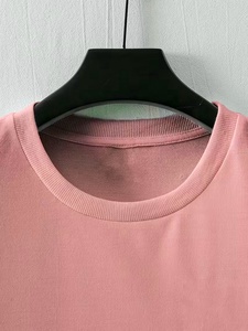 T-shirts pour hommes en coton polyester tricoté uni de style streetwear 220g Séchage rapide Respirant Écologique Manches courtes - Product Image 3