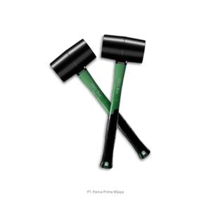 Martillo de Goma de Alta Calidad de 8oz con Mango de Fibra de Vidrio TPR, Agarre Antideslizante Texturizado, para Azulejos de Cerámica, Carpintería, Construcción y Bricolaje - Product Image 1