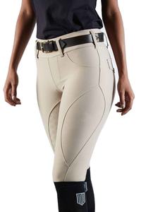 Pantalons d'équitation pour femmes de qualité supérieure, culotte en silicone pleine longueur, taille haute, pantalon d'équitation équestre - Product Image 6