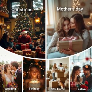 Idee Regalo Matrimonio 2025: Elegante Lampada Scaldacandele per Coppie, Regalo di Fidanzamento e per Addio al Nubilato, Nuovo Regalo per il Registro Nuziale - Product Image 3