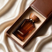 Fabricants de flacons de parfum vides carrés de 50 ml, flacon de parfum vaporisateur de 100 ml 2026, flacon de parfum de 30 ml à fond épais avec couvercle en bois