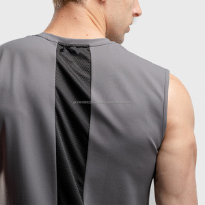 Débardeur de sport surdimensionné pour homme, personnalisé, sans manches, en coton, pour la salle de sport, design tendance - Product Image 4