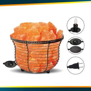 2024 Best Selling Rechargeable LED Night Light Electronic <b>Crystal</b> Salt Lamp Made of Plastic Colorful Himalayan Salt Lamp - Product Image 2