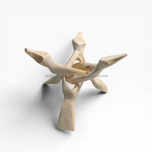 Hand-Carved Through-Carved Natural Wood Cobra Stand for Feng Shui Home Decoration <b>Abalone</b> <b>Shells</b> Sage Bundles & Crystal Balls - Product Image 2