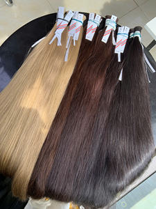 Extensiones de Cabello Vietnamita Virgen al 100%, Sin Procesar, de Doble Trama, de la Mejor Calidad, Puntas de Cabello Súper Doblemente Tramadas - Product Image 4