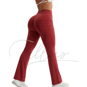 Leggings para mujer con MOQ bajo, leggings de alta calidad para mujer, ropa deportiva, leggings de cintura alta, estilo básico, para todas las temporadas. - Product Image 2