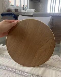 Plateau de service en bois de qualité commerciale, design minimaliste, plateau à café et à thé, utilisation à domicile ou en restauration, durable, écologique, cadeau de déménagement - Product Image 6