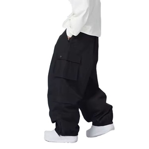 Modern <b>Baggy</b> Unisex <b>Trousers</b> Oversized Wide Leg Relaxed Fit Casual Fashion Pants Lightweight Comfortable Clothing For Everyday - Product Image 6