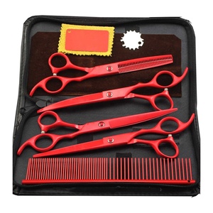Stylish Design Hair Removal Tool Grooming Scissor Pet Shear <b>Set</b> Curved Solid <b>Colour</b> Premium Quality Pet Grooming Scissor <b>Set</b> - Product Image 6