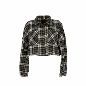 เสื้อเชิ้ตผู้ชายลายสก็อตแขนสั้นน้ำหนักเบา สไตล์ลำลอง สำหรับฤดูร้อน ผ้าฝ้าย รับผลิตแบบ OEM ขายส่งจำนวนมาก - Product Image 3