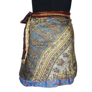 Tienda en línea de venta al por mayor de minifaldas cruzadas para mujer, minifalda cruzada informal con estampado bohemio, ropa de playa informal de verano - Product Image 2