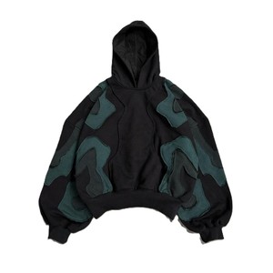 Sudadera con Capucha Extra Grande con Cierre, para Hombre, Corte Regular, Estilo Urbano de Invierno, 100% Algodón - Product Image 1