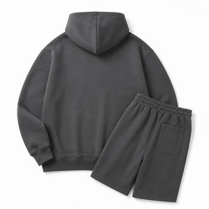 <b>Top</b> Trending Personalized Logo Men Hoodies And Shorts Sets Best Quality Men Hoodies And Shorts Sets For Online Sale - Product Image 2