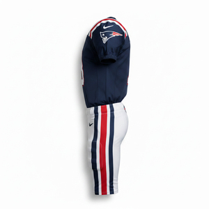 Premium American Football Uniform Custom Logo Sublimated Jersey with Integrated <b>Pad</b> Pockets Pants Professional Training - Product Image 3