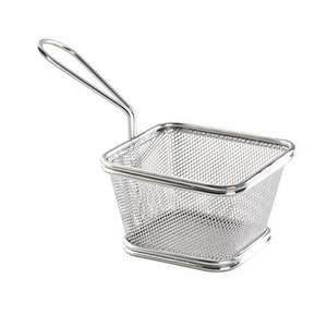 Panier à paner en acier inoxydable robuste, conçu pour un processus rapide de panification avec des miettes de farine et de pâte. - Product Image 3