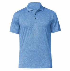 Nouveau T-shirt Polo Homme à la Mode avec Logo Personnalisé, Vêtement Casual, 100% Polyester Respirant, Manches Courtes, T-shirt Polo pour Homme - Product Image 1