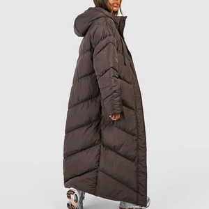 Chaqueta de Plumón con Capucha, Última Moda 2025, Ropa Interior de Invierno, Manga Larga, Cálida, Talla Grande, Transpirable y Reversible para Mujer - Product Image 4