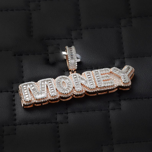 Pendentif en argent 925 plaqué or 14 carats pour homme et femme, serti de moissanite, bijoux de mode hip-hop de haute qualité - Product Image 6