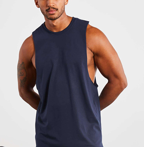 Débardeur de sport pour homme, coupe musclée, en Spandex, design personnalisé, pour la gym et l'entraînement - Product Image 4