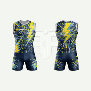 Nuevo Diseño de Uniforme de Atletismo Personalizado de Secado Rápido, Transpirable, 100% Poliéster, Antibacteriano, Ligero y de Alta Calidad, Venta al Por Mayor - Product Image 1