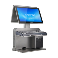 Sistema POS Todo en Uno LICON con Windows, 8GB de RAM, 64GB/128GB SSD para Comercio Minorista y Supermercados