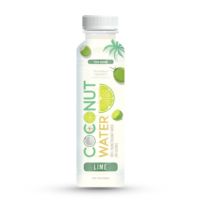 Vente en gros de 500ml d'eau de coco fraîche biologique emballée en bouteille avec fruit de la passion