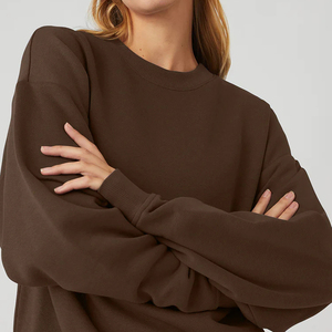 เสื้อฮู้ดผู้หญิงคุณภาพสูง แขนยาวสำหรับฤดูหนาว ทรงหลวม ปักลาย พิมพ์ลาย ผ้าถัก - Product Image 3