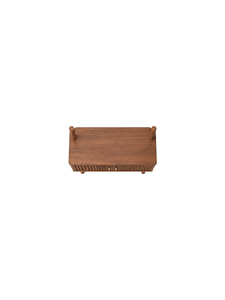 Librería Moderna de Madera Maciza con 4 Estantes, Independiente, Ahorra Espacio, Ecológica, Multifuncional, para Apartamento, Hogar u Oficina - Product Image 5