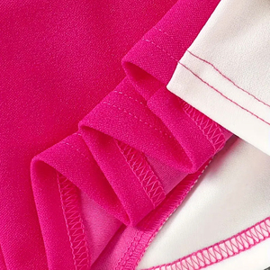 Fashion Street Wear In Pink And White Color Best Material In Reasonable Price Women Casual Wear Outfit Hoodie And Skirt <b>Set</b> - Product Image 6