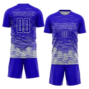 2025 conjunto de uniforme de camiseta de fútbol personalizado de alta calidad Unisex adultos equipo de fútbol desgaste Francia diseño 100% poliéster - Product Image 2