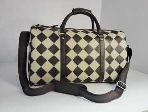 Sac de voyage en cuir véritable de luxe à grande capacité, très vendu, avec fermeture à glissière, léger, pour hommes - Product Image 3