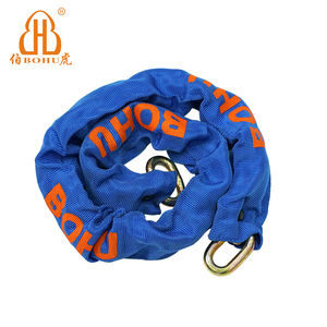 BOHU Heavy Duty Vélo Électrique Moto Chaîne Lien Serrure 8mm Couverture En Nylon Anti-Vol Soudure Technologie En Acier Inoxydable Alliage - Product Image 3