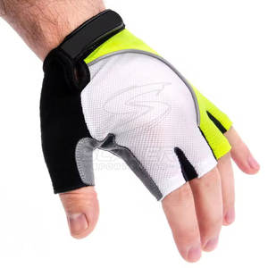 Lightweight Breathable Half Finger Cycling Gloves with Hook Loop Closure Safety Grip Anti <b>Slip</b> Palm for <b>Long</b> Distance Cycling - Product Image 5